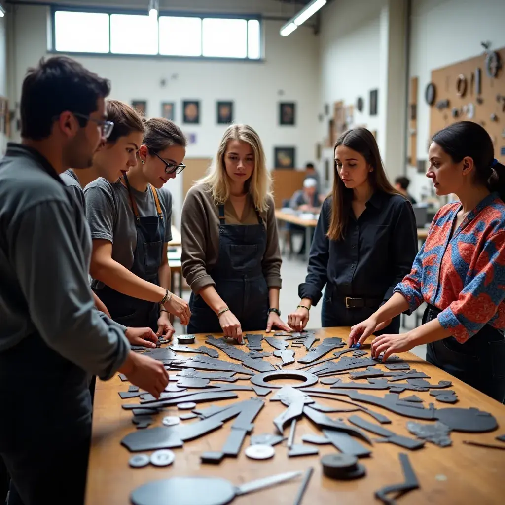 Professional team collaboration